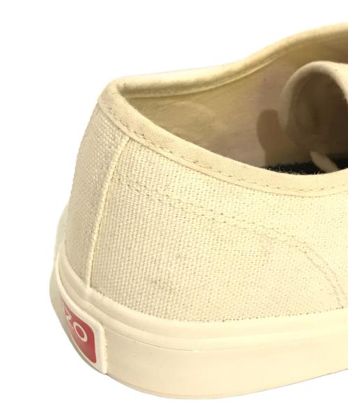 KENZO（ケンゾー）KENZO (ケンゾー) SCHOOL LOW TOP SNEAKERS アイボリー サイズ:25の古着・服飾アイテム