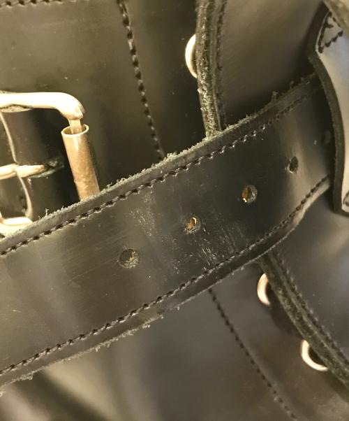 GEORGE COX（ジョージコックス）GEORGE COX (ジョージコックス) スタッズ付き7ホールブーツ ブラック サイズ:SIZE 7の古着・服飾アイテム