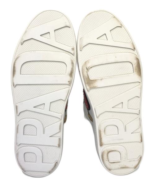 PRADA（プラダ）PRADA (プラダ) ローカットスニーカー　1E268L ホワイト サイズ:37の古着・服飾アイテム