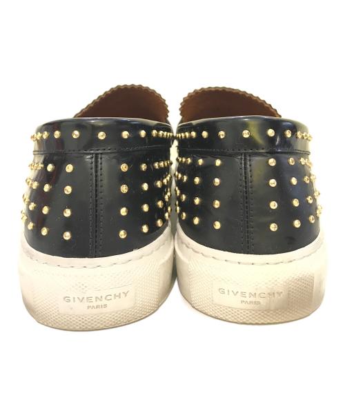 GIVENCHY（ジバンシィ）GIVENCHY (ジバンシィ) スタッズスリッポン ブラック サイズ:40の古着・服飾アイテム