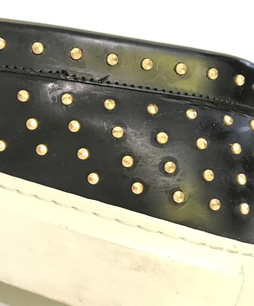 GIVENCHY（ジバンシィ）GIVENCHY (ジバンシィ) スタッズスリッポン ブラック サイズ:40の古着・服飾アイテム