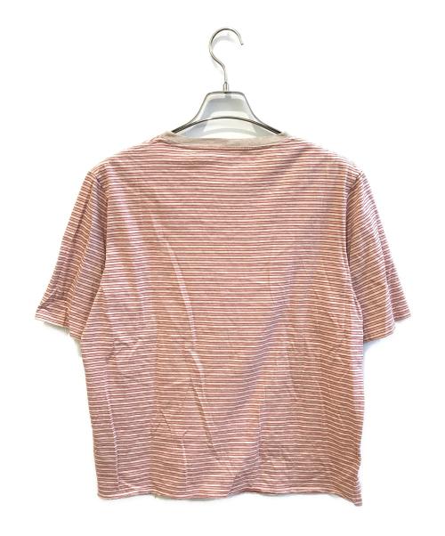 Saint Laurent Paris（サンローランパリ）Saint Laurent Paris (サンローランパリ) ボーダーTシャツ　521068 YB2UP レッド サイズ:XLの古着・服飾アイテム