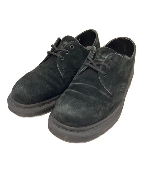 Dr.Martens（ドクターマーチン）Dr.Martens (ドクターマーチン) 1461 MONO 3ホールスウェードシューズ ブラック サイズ:UK5の古着・服飾アイテム