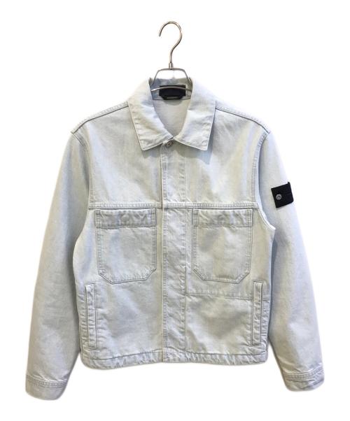STONE ISLAND（ストーンアイランド）STONE ISLAND (ストーンアイランド) Denim Research Ultra Bleached Denim Jacket　L1S144100006 インディゴ サイズ:Sの古着・服飾アイテム