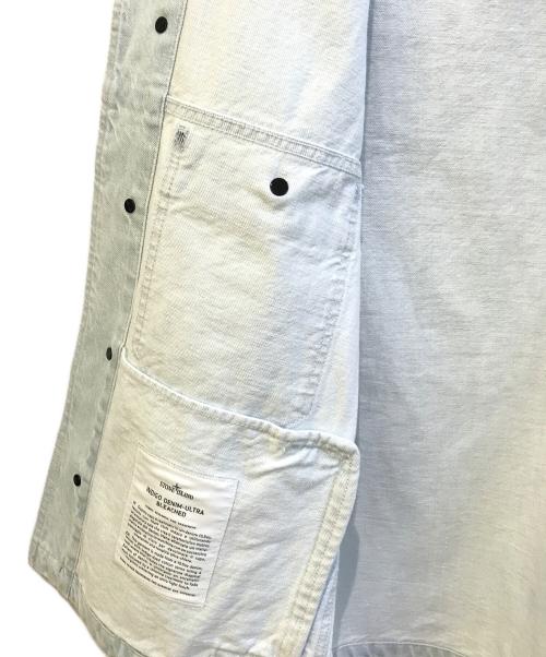 STONE ISLAND（ストーンアイランド）STONE ISLAND (ストーンアイランド) Denim Research Ultra Bleached Denim Jacket　L1S144100006 インディゴ サイズ:Sの古着・服飾アイテム