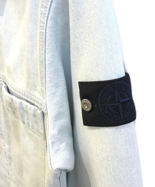 STONE ISLAND（ストーンアイランド）STONE ISLAND (ストーンアイランド) Denim Research Ultra Bleached Denim Jacket　L1S144100006 インディゴ サイズ:Sの古着・服飾アイテム