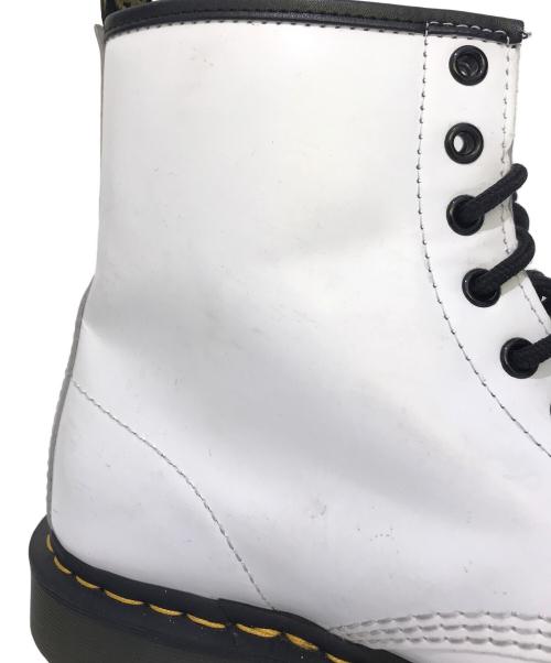 Dr.Martens（ドクターマーチン）Dr.Martens (ドクターマーチン) 8ホールブーツ　11822 ホワイト サイズ:UK9の古着・服飾アイテム
