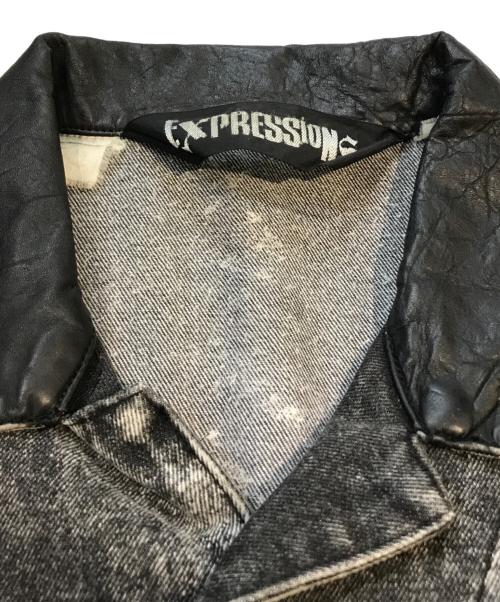 EXPRESSIONS（エクスプレッションズ）EXPRESSIONS (エクスプレッションズ) デニムトラッカーベスト ブラック サイズ:Lの古着・服飾アイテム