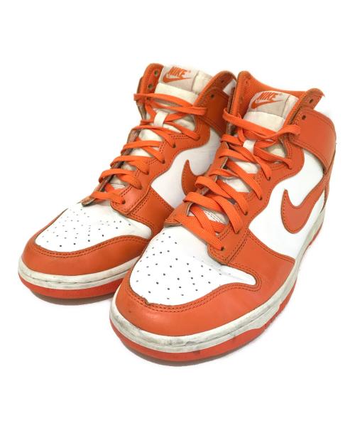 NIKE（ナイキ）NIKE (ナイキ) ハイカットスニーカー　DD1399-101 オレンジ×ホワイト サイズ:27.5の古着・服飾アイテム
