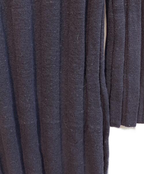 COLUMN（コラム）COLUMN (コラム) リブニットワンピース ネイビー サイズ:FREEの古着・服飾アイテム