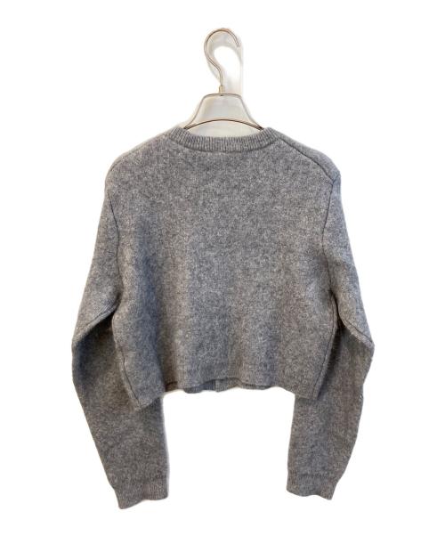 MIESROHE（ミースロエ）MIESROHE (ミースロエ) シャギーコンパクトニットカーデ グレー サイズ:freeの古着・服飾アイテム