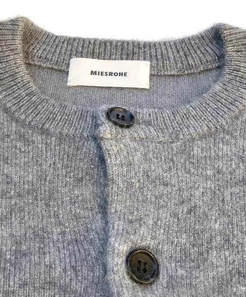 MIESROHE（ミースロエ）MIESROHE (ミースロエ) シャギーコンパクトニットカーデ グレー サイズ:freeの古着・服飾アイテム