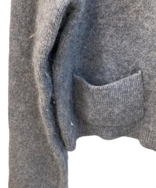 MIESROHE（ミースロエ）MIESROHE (ミースロエ) シャギーコンパクトニットカーデ グレー サイズ:freeの古着・服飾アイテム
