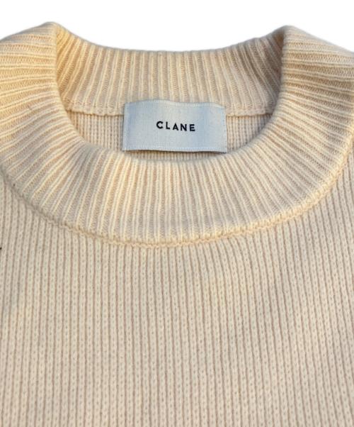 CLANE（クラネ）CLANE (クラネ) BASIC WARM KNIT TOPS アイボリー サイズ:Sの古着・服飾アイテム