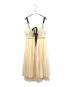 MAISON SPECIAL（メゾンスペシャル）の古着「キャミソールワンピース/Ribbon Pleats Dress　21232266101」｜ベージュ