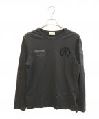MONCLERモンクレール）の古着「ロングスリーブカットソー/MAGLIA T-SHIRT M/LUNGA　C-SCOM-20-6723」｜ブラック