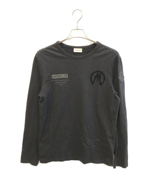 MONCLER（モンクレール）MONCLER (モンクレール) ロングスリーブカットソー/MAGLIA T-SHIRT M/LUNGA　C-SCOM-20-6723 ブラック サイズ:Mの古着・服飾アイテム