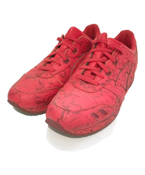 asics（アシックス）asics (アシックス) ローカットスニーカー/GEL LYTE Ⅲ　H627L レッド サイズ:27.5の古着・服飾アイテム