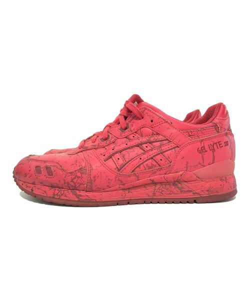 asics（アシックス）asics (アシックス) ローカットスニーカー/GEL LYTE Ⅲ　H627L レッド サイズ:27.5の古着・服飾アイテム