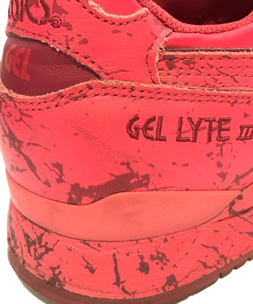 asics（アシックス）asics (アシックス) ローカットスニーカー/GEL LYTE Ⅲ　H627L レッド サイズ:27.5の古着・服飾アイテム