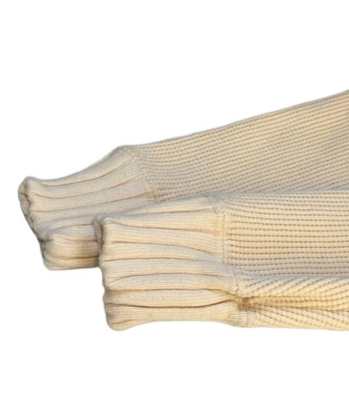 NIGEL CABOURN（ナイジェルケーボン）NIGEL CABOURN (ナイジェルケーボン) TURTLE NECK - WAFFLE ホワイト サイズ:44の古着・服飾アイテム