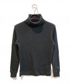 NIGEL CABOURNナイジェルケーボン）の古着「TURTLE NECK - WAFFLE」｜ブラック