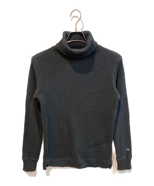 NIGEL CABOURN（ナイジェルケーボン）NIGEL CABOURN (ナイジェルケーボン) TURTLE NECK - WAFFLE ブラック サイズ:44の古着・服飾アイテム