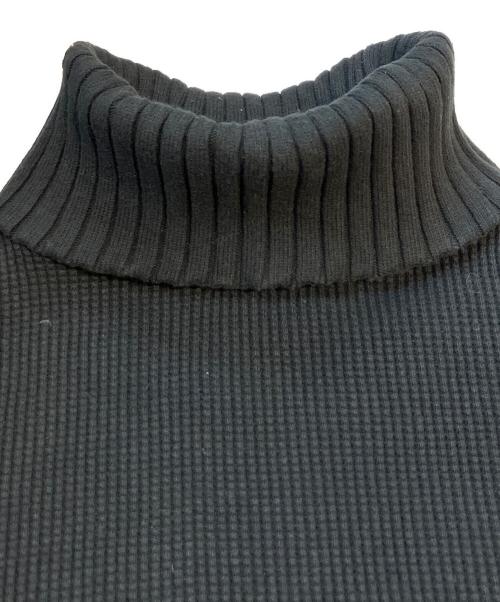 NIGEL CABOURN（ナイジェルケーボン）NIGEL CABOURN (ナイジェルケーボン) TURTLE NECK - WAFFLE ブラック サイズ:44の古着・服飾アイテム