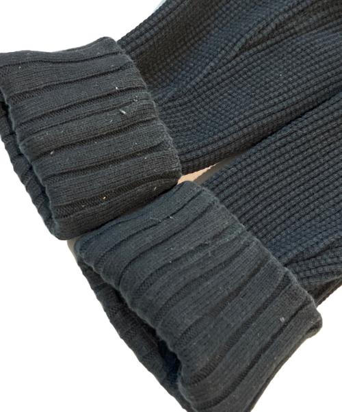 NIGEL CABOURN（ナイジェルケーボン）NIGEL CABOURN (ナイジェルケーボン) TURTLE NECK - WAFFLE ブラック サイズ:44の古着・服飾アイテム