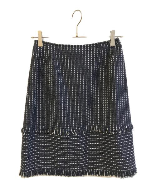 Rene（ルネ）Rene (ルネ) ツイードセットアップ　6123150 ネイビー サイズ:36の古着・服飾アイテム