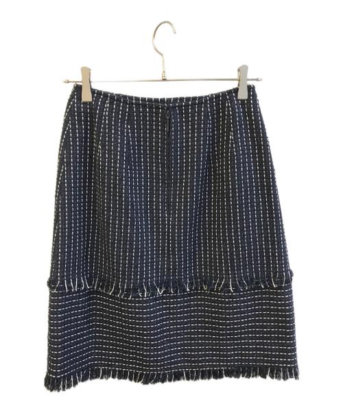 Rene（ルネ）Rene (ルネ) ツイードセットアップ　6123150 ネイビー サイズ:36の古着・服飾アイテム