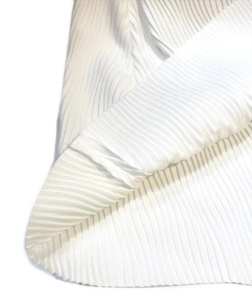 LE CIEL BLEU（ルシェルブルー）LE CIEL BLEU (ルシェルブルー) プリーツスカート/Wave Pleated Skirt　24S67102 ホワイト サイズ:38 未使用品の古着・服飾アイテム
