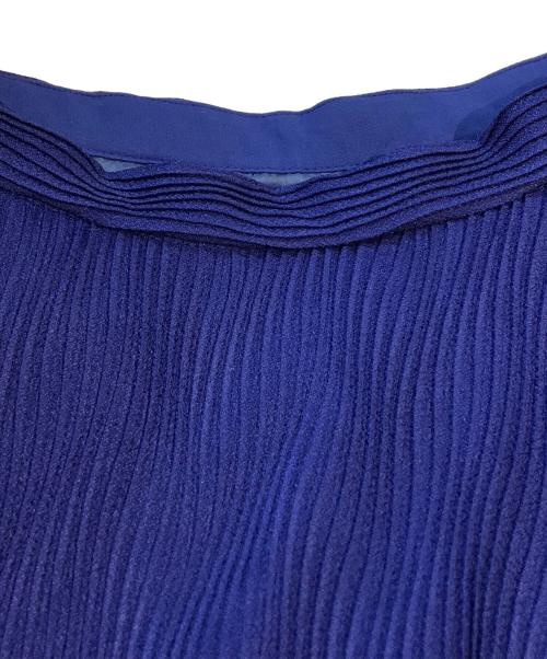 LE CIEL BLEU（ルシェルブルー）LE CIEL BLEU (ルシェルブルー) プリーツスカート/Wave Pleated Skirt　24S67102 ブルー サイズ:38 未使用品の古着・服飾アイテム