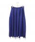 LE CIEL BLEU (ルシェルブルー) プリーツスカート/Wave Pleated Skirt　24S67102 ブルー サイズ:38 未使用品：5000円