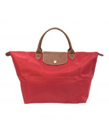 LONGCHAMP（ロンシャン）の古着「トートバッグ/ル プリアージュ」｜レッド
