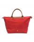 LONGCHAMP (ロンシャン) トートバッグ/ル プリアージュ レッド：5000円