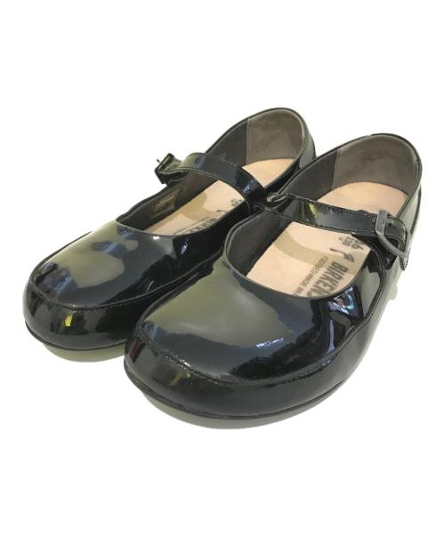 BIRKENSTOCK（ビルケンシュトック）BIRKENSTOCK (ビルケンシュトック) エナメルフラットシューズ　01 18 03 ブラック サイズ:23の古着・服飾アイテム