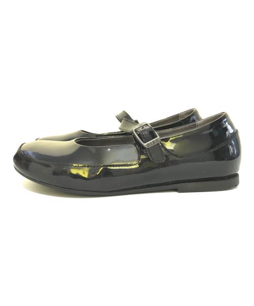 BIRKENSTOCK（ビルケンシュトック）BIRKENSTOCK (ビルケンシュトック) エナメルフラットシューズ　01 18 03 ブラック サイズ:23の古着・服飾アイテム