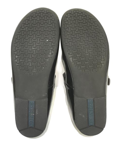 BIRKENSTOCK（ビルケンシュトック）BIRKENSTOCK (ビルケンシュトック) エナメルフラットシューズ　01 18 03 ブラック サイズ:23の古着・服飾アイテム