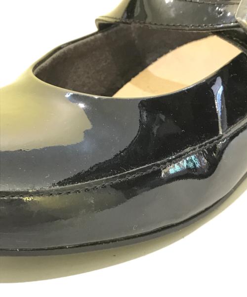 BIRKENSTOCK（ビルケンシュトック）BIRKENSTOCK (ビルケンシュトック) エナメルフラットシューズ　01 18 03 ブラック サイズ:23の古着・服飾アイテム