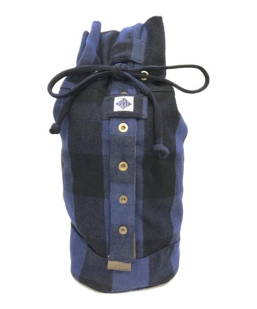 POST O'ALLS（ポストオーバーオールズ）POST O'ALLS (ポストオーバーオールズ) ショルダーバッグ ブルーの古着・服飾アイテム