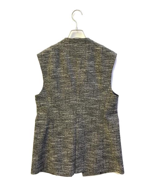 SOEJU（ソージュ）SOEJU (ソージュ) ツィーディージャカードジレ ブラック サイズ:Mの古着・服飾アイテム