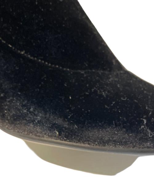 MM6 Maison Margiela（エムエムシックスメゾンマルジェラ）MM6 Maison Margiela (エムエムシックスメゾンマルジェラ) ニーハイロングブーツ ブラック サイズ:23.5の古着・服飾アイテム