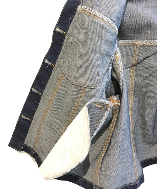Solace（ソレイス）Solace (ソレイス) 変形スリーブデニムジャケット インディゴ サイズ:Fの古着・服飾アイテム