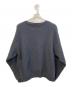 TOGA VIRILIS (トーガ ビリリース) BIG SWEAT TOP　TV72-JL347 ブラック サイズ:44：8000円