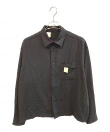 N.HOOLYWOOD（エヌ ハリウッド）の古着「ポリエステルシャツ」｜ブラック