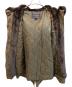 中古・古着 WOOLRICH (ウールリッチ) ラビットファー中綿モッズコート カーキ サイズ:XS：15000円
