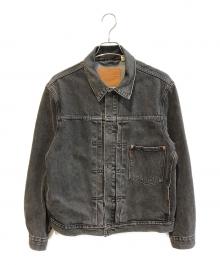 LEVI'S PReMIUM（リーバイス プレミアム）の古着「TYPEⅠデニムトラッカージャケット　A3174-0000」｜ブラック