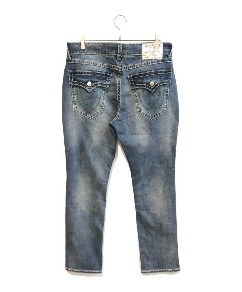 TRUE RELIGION（トゥルー レリジョン）TRUE RELIGION (トゥルー レリジョン) BIG T FLAP STRAIGHT インディゴ サイズ:33の古着・服飾アイテム
