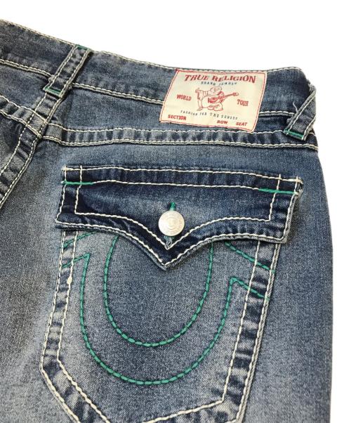 TRUE RELIGION（トゥルー レリジョン）TRUE RELIGION (トゥルー レリジョン) BIG T FLAP STRAIGHT インディゴ サイズ:33の古着・服飾アイテム